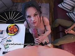 Chatting with friend's stepmom and getting surprised