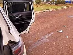 i’m just loving banging this hot 18+ ass outdoors by the road with luna oliveira