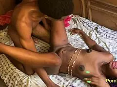 Interactive missionary fuck with big black cock and pretty ass