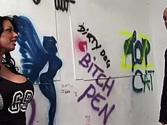 Milf mom kerry louise fucks her boxing coach in the ring.