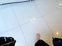 Blonde Tutor in Glasses Bent Over by Student After Sex Toy Discovery