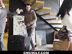 givin my stepmom a good freeuse poundin from behind