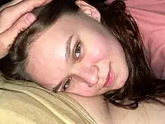 late night cream mask for my stepdaughter pov blowjob cum on face 😏