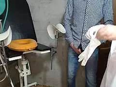 can hidden hospital cams catch curvy legs in pantyhose working a sneaky handjob?