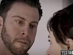 Big boobs milf nurse fucks paralyzed patient's husband on her bed 😏