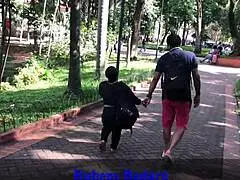 I shoved my big cock into her ass on the balcony