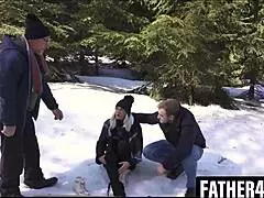 Lucette Bent Over for Monster Cock Sex with Stepdad