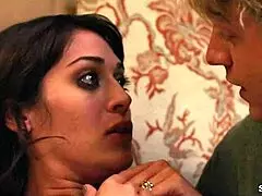 lizzy caplan gets steamy with big tits action in frankie boom 2013