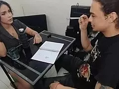 Sexy Latina secretary gets drilled by a huge cock. She craves every inch of it!