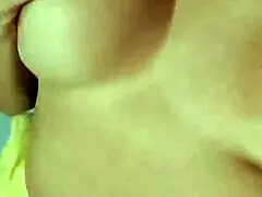 Milf with big pussy in jeans shows all to cousin for licking