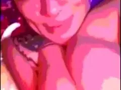 Rosie baddie flashes her big ass and tits in a solo masturbation session.