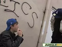 Carrie Ann Makes Wimpy White Boy Lose His Ass with Monster Cock