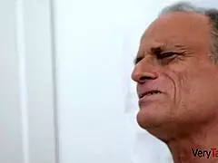 stepmom craves young 18+ cock, locking hubby away for sneaky fun.