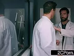 double trouble docs cure blonde milf with intense dp sex, anal and pussy