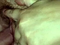 wife moaning loud as she gets that creampie orgasm 😍
