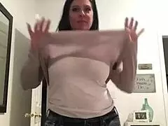 Feeling The Rush As Clothes Rip Off, Revealing Big Tits And Tattoos In Homemade Striptease