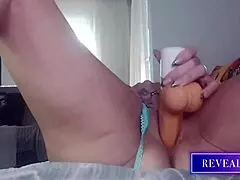 Revealme Milf Masturbates And Rides Dildo
