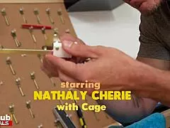 fakehub - super hot big tits blonde has anal sex after soaking her panties