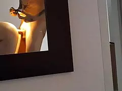 secretly recorded by the waitress as this fat latina gets doggystyle with her lover