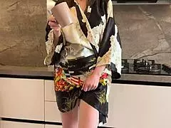 Seduced horny stepmom in missionary after party