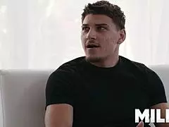 Watch this hot mom-in-law suck her daughter's boyfriend's big cock