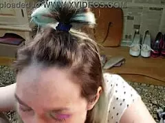 Cute Asian Stepmom Sucks Young Cock in Homemade Amateur Video