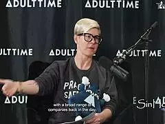 Redhead pornstar Sophia Locke returns for casting interview with Bree Mills