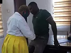 Hey, that naughty student seduced the teacher and got fucked in the office