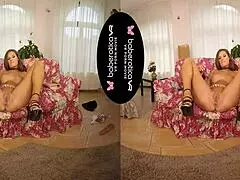 Jenifer Jane Solo Masturbates With Dildo In Vr