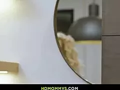 In this group scene, teens lick and rim stepmoms passionately