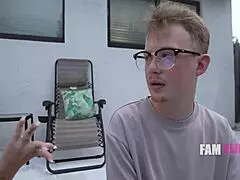 Step Mom's Knockers Cause Family Shockers With Jimmy And Cubbi