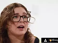 Mommys Girl - Stunned Leana Lovings Discovers Stepmom Little 18+ Puck Wearing A Strap-On In The Morning