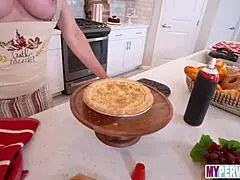 Pervy milf mother-in-law is so grateful for that big cock in reality