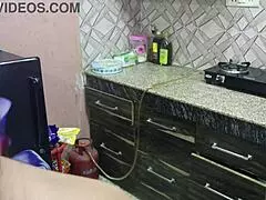 desi indian bhabhi cheats on husband, gets pounded by brother-in-law in kitchen. full hindi audio movie included.