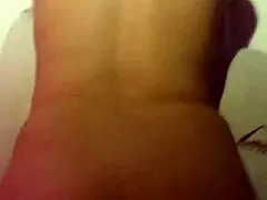 I'm getting fucked from behind by a big-assed gringa milf, feeling every thrust