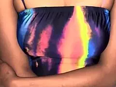 This cute petite 18+ redhead ebony in pantyhose goes wild on a big black cock! 🔥