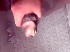 Horny White Girl Worships Huge Black Cock