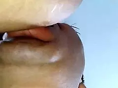 Skinny Babysitter Twerks Big Ass in Bedroom Lingerie