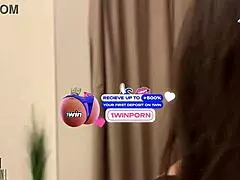 Sexy brunette wife gives blowjob with dirty talk, cum on face.