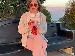 Blonde Petite Girl Explores Outdoor Public Sex Adventures