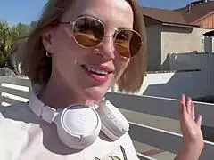 Blonde Petite Girl Explores Outdoor Public Sex Adventures