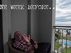 old man dick covered in gold but he pushes stinky asshole on girl's face, it's not gold but pure shit 😷