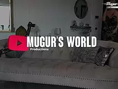 Busty Odette is having a steamy sexdate backstage with deepthroat action.