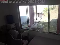 Cuckold Washes Dishes While Wife Bangs Big Black Cock