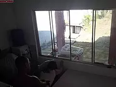 Cuckold Washes Dishes While Wife Bangs Big Black Cock