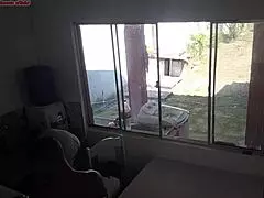 Cuckold Washes Dishes While Wife Bangs Big Black Cock