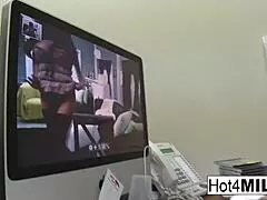 big titted brunette sucking and fucking till cum