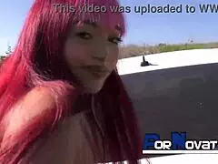 nueva joven mexicana quiere ser actriz porno con globos y tetas grandes en publico