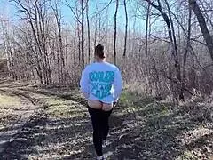 Fucked outside while a DRONE WATCHED us