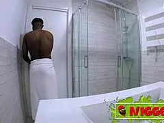 secretary aura rodriguez tests young black guy in casting